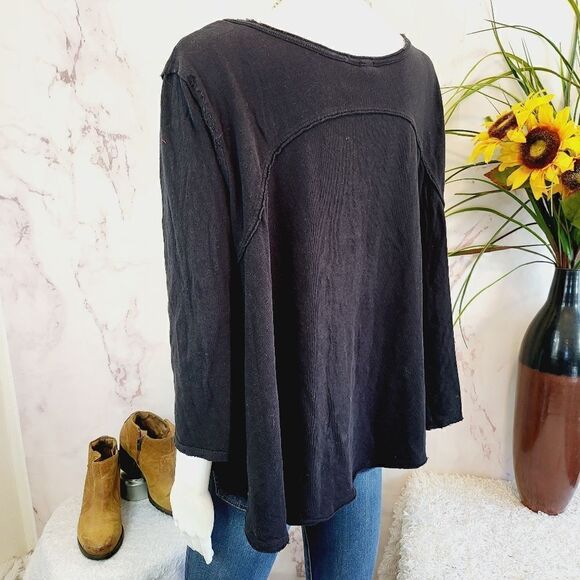 Free People cotton black top - Picture 5 of 7